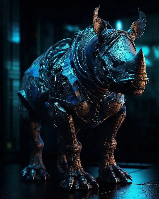 Cyborg Creatures Photorealistic Animals