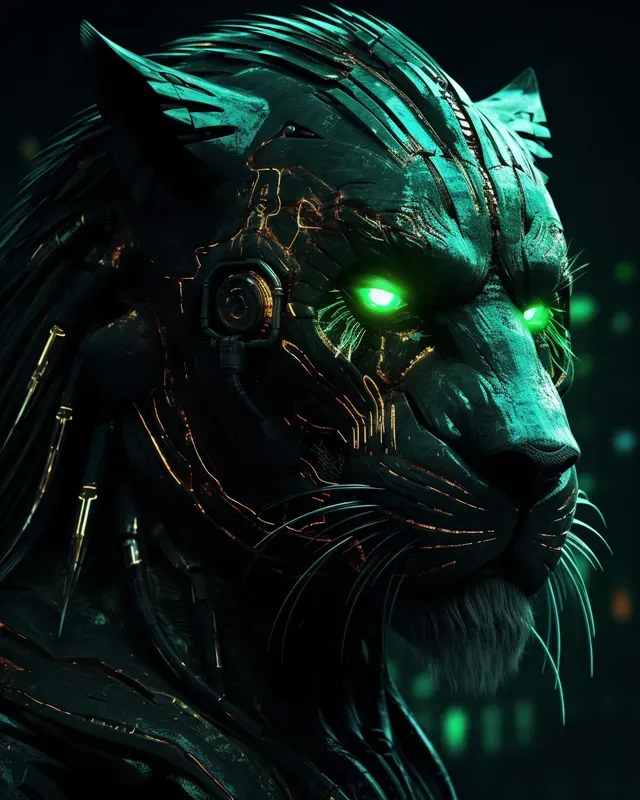 Cyborg Creatures Photorealistic Animals