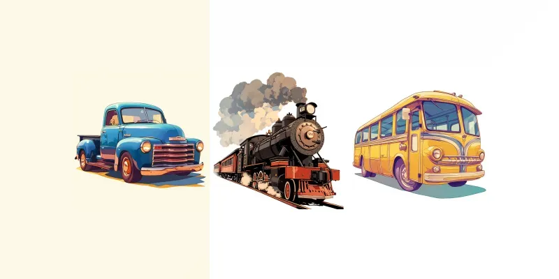 Retro Vehicles generated by undefined