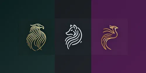 Minimalist Animal Logos generated by dalle