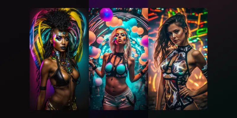 Rave Girls Fashion generated by undefined