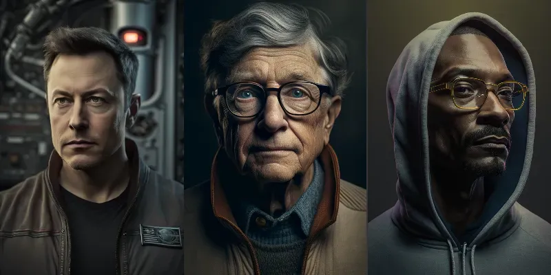 Consistent Celebrity Photographs generated by undefined