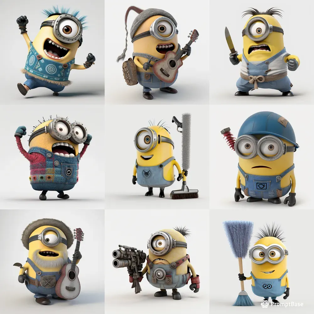 Customisable Minion Characters