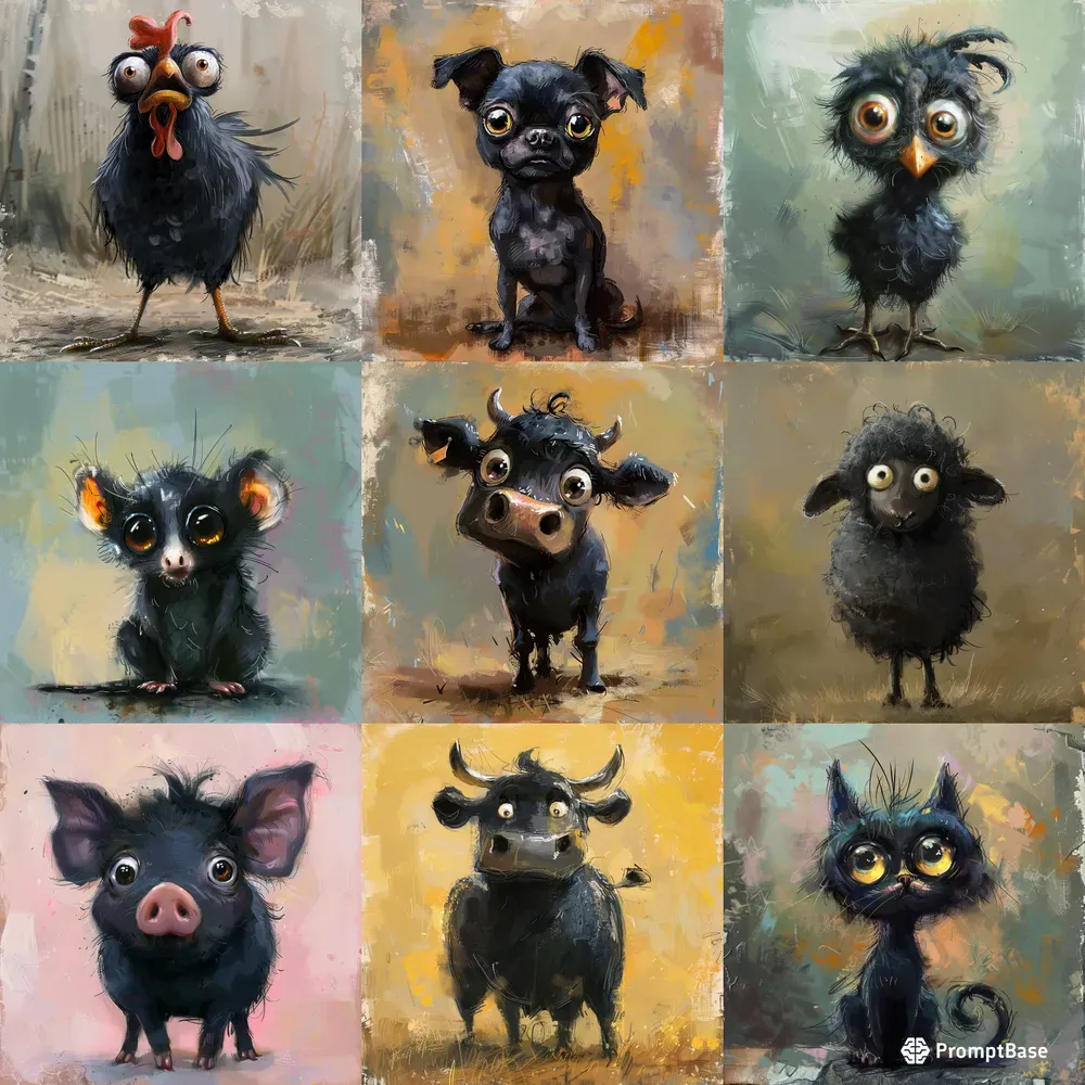 Ugly Black Animals