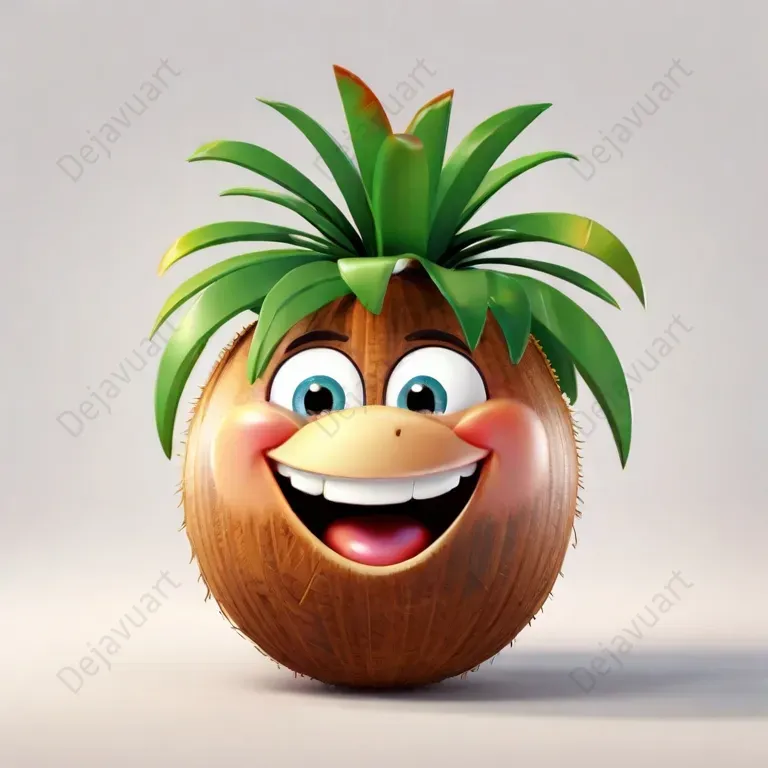 3D Animated Happy Fruits