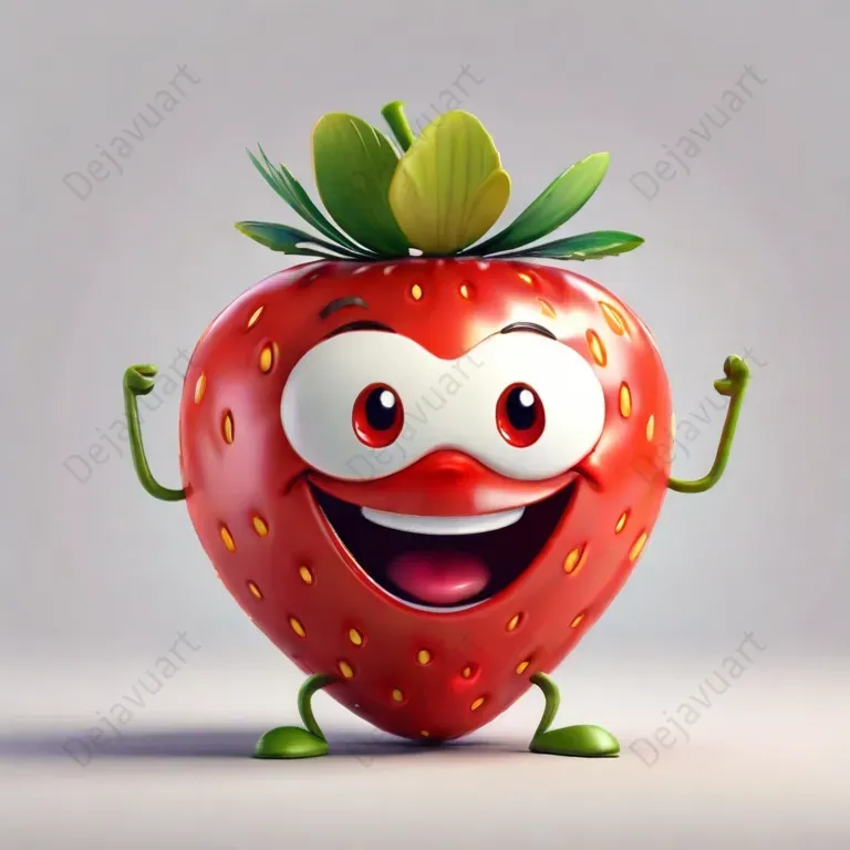 3D Animated Happy Fruits