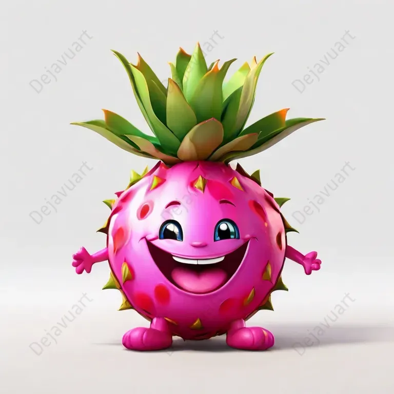 3D Animated Happy Fruits