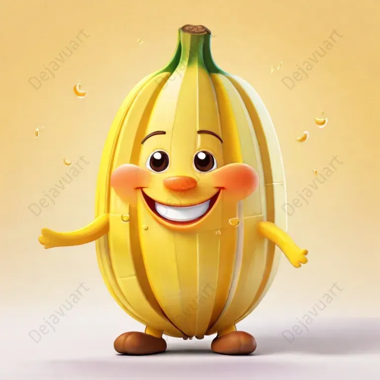 3D Animated Happy Fruits