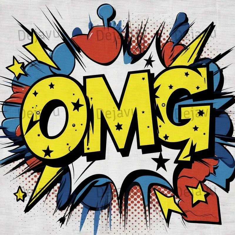 Pop Art Words Abbreviations