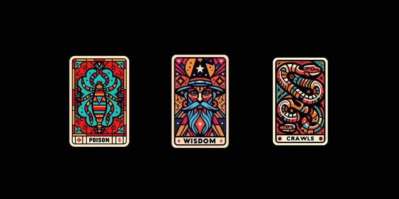 Geometric Tarot Cards generated by undefined