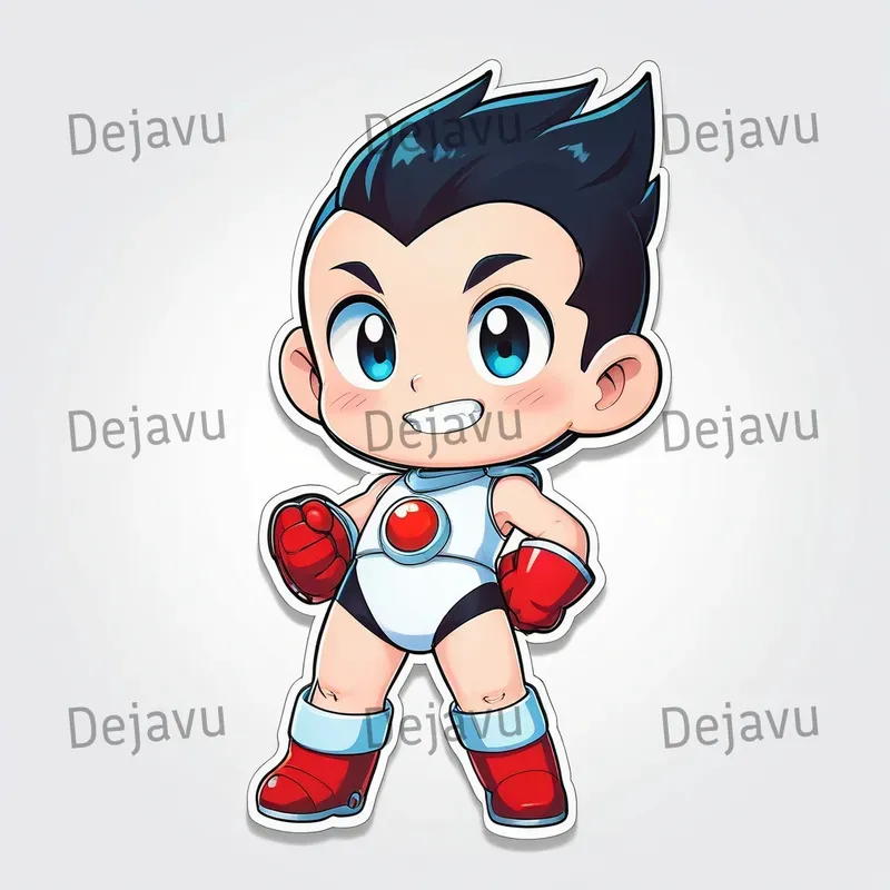 Adorable 2D Anime Stickers