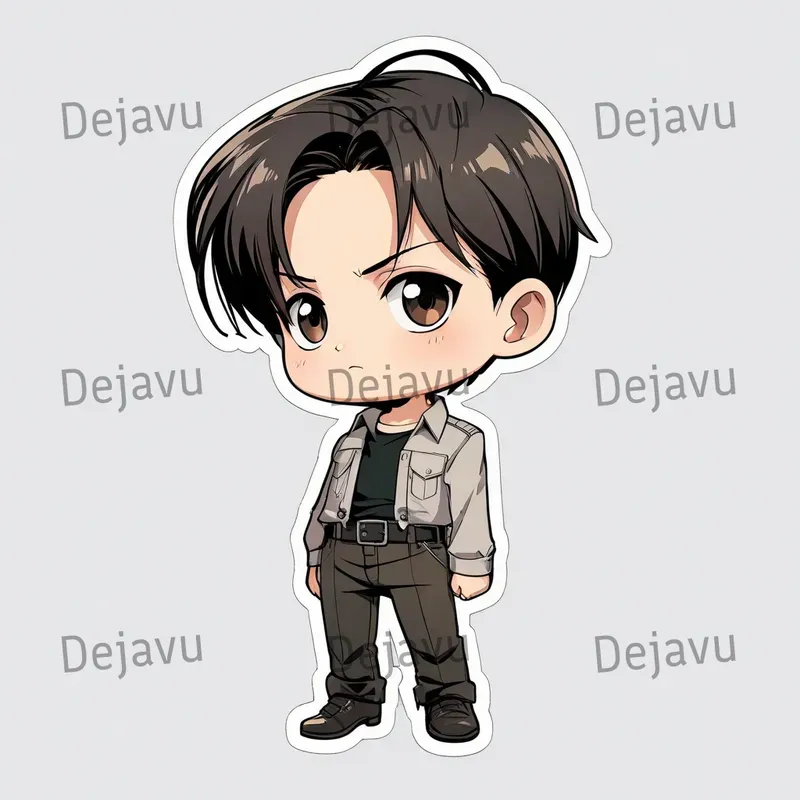 Adorable 2D Anime Stickers
