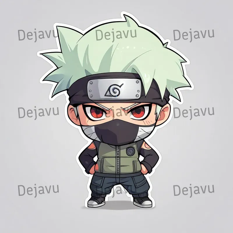 Adorable 2D Anime Stickers