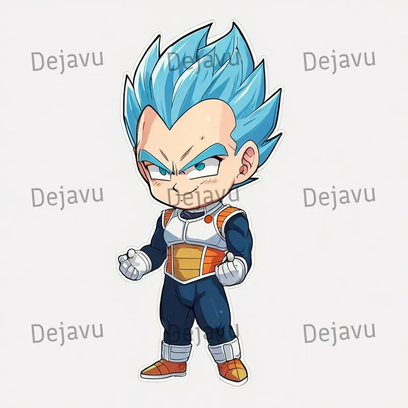 Adorable 2D Anime Stickers