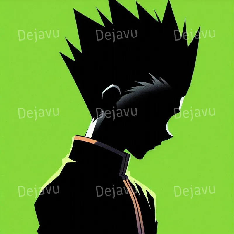 Silhouette Anime Manga Characters