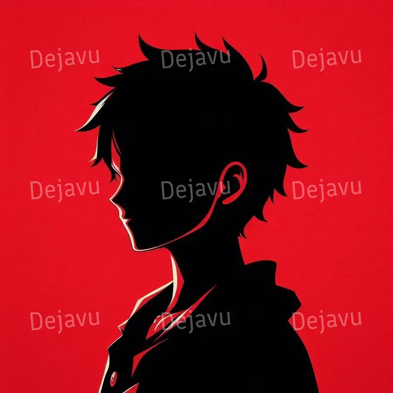 Silhouette Anime Manga Characters