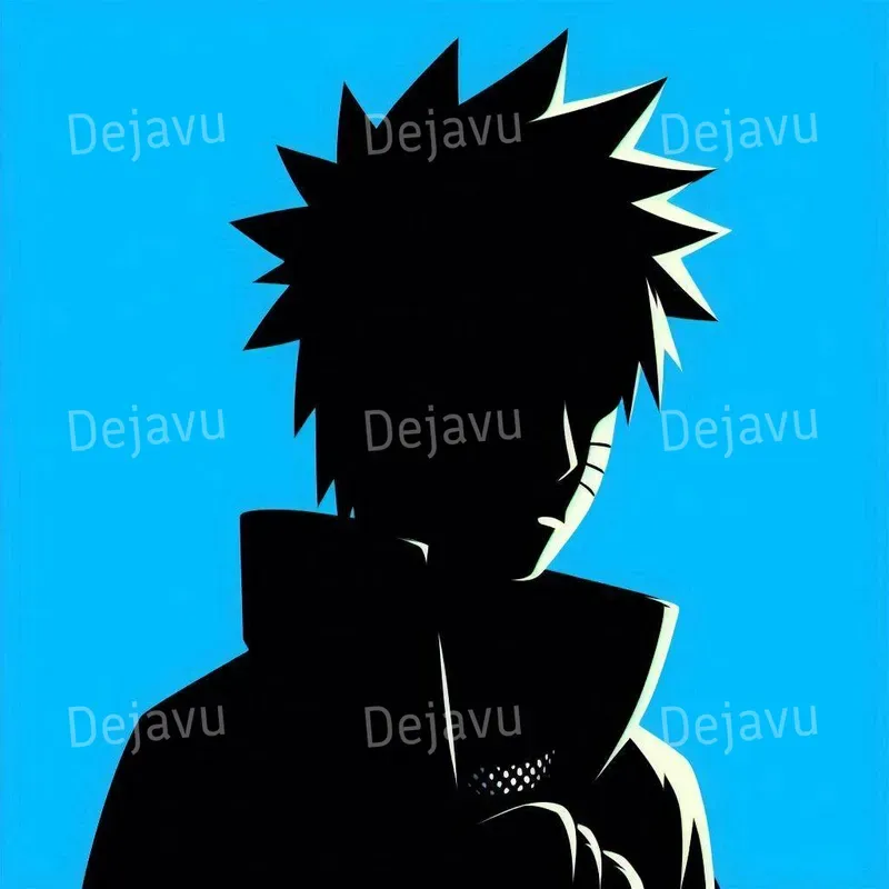 Silhouette Anime Manga Characters