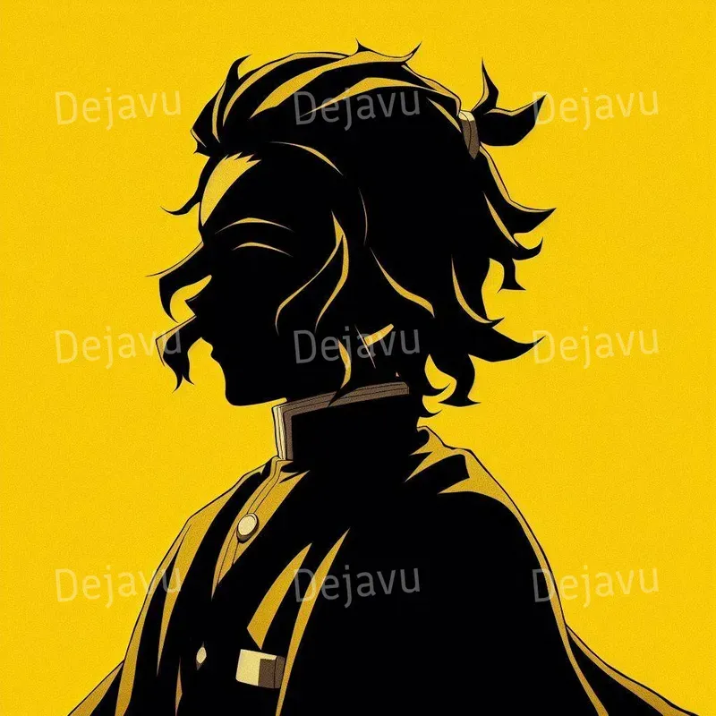 Silhouette Anime Manga Characters