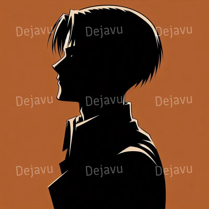 Silhouette Anime Manga Characters