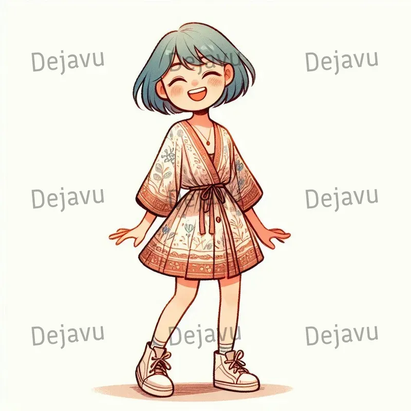 Hand-drawn Cartoon Kids Characters