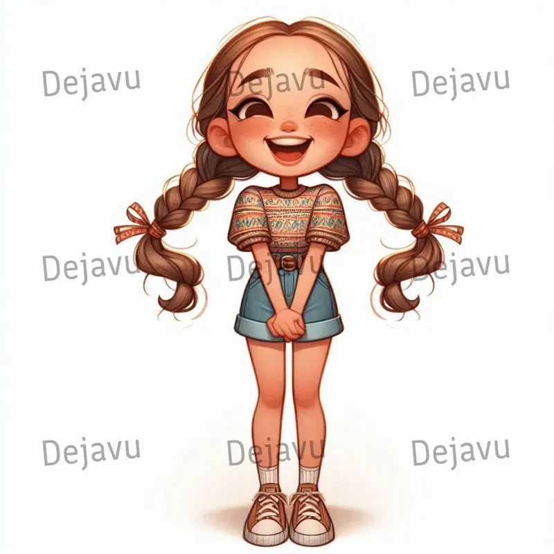 Hand-drawn Cartoon Kids Characters