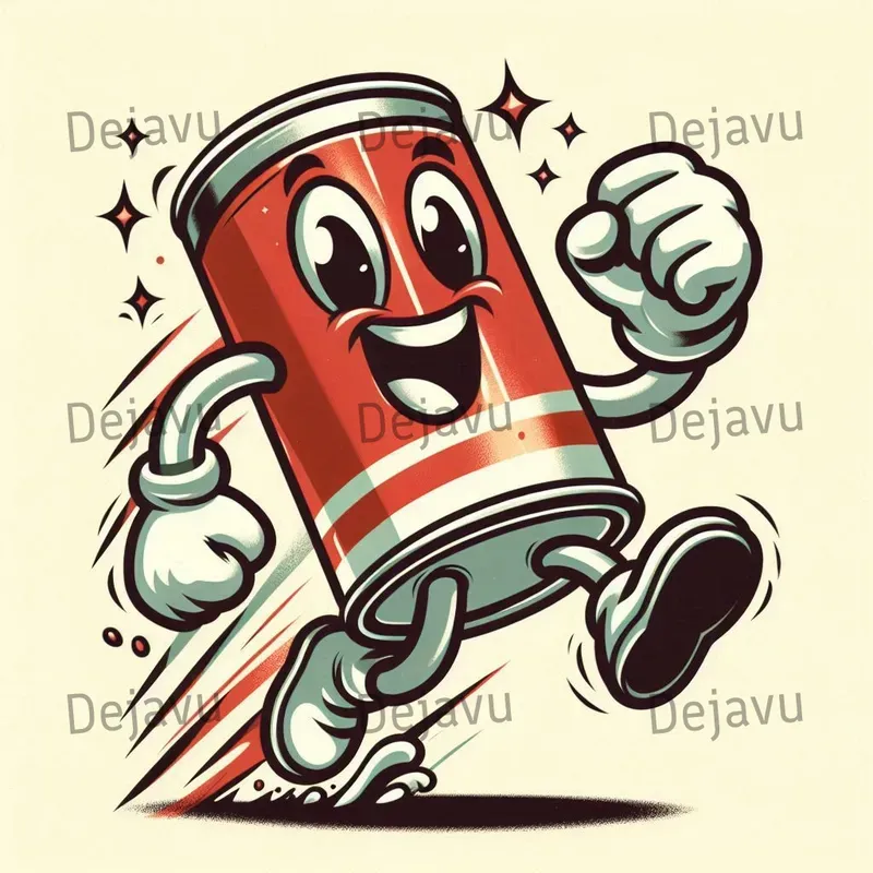 Retro 1930s Cartoon Art Style