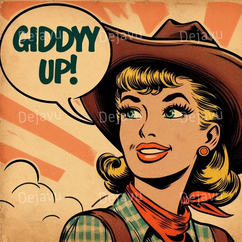 1950s Comic Books Scenes