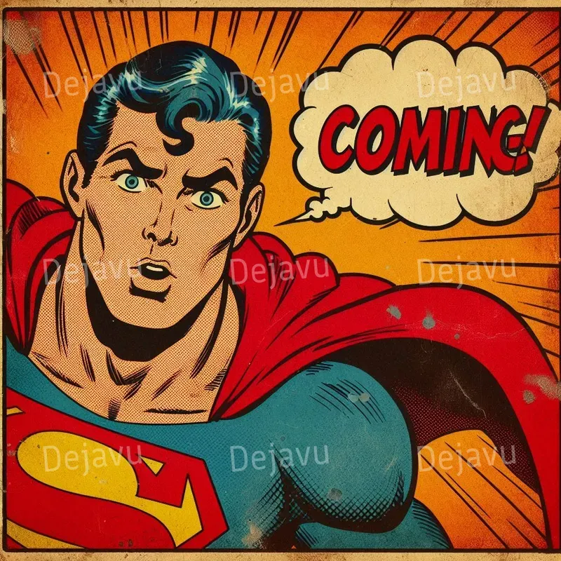 1950s Comic Books Scenes