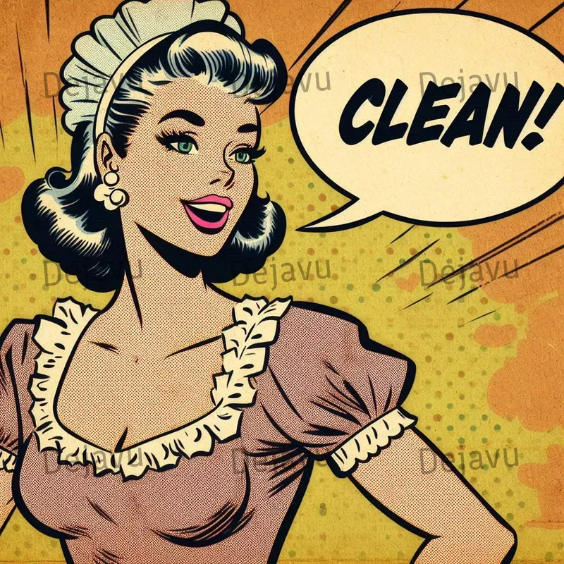 1950s Comic Books Scenes