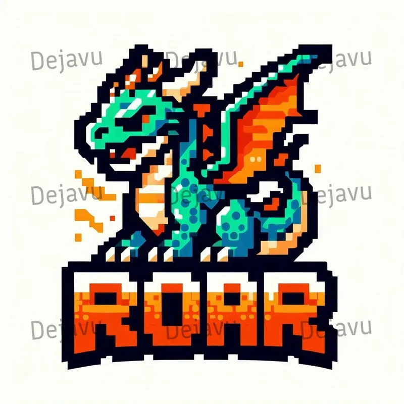 Retro Video Game Logos