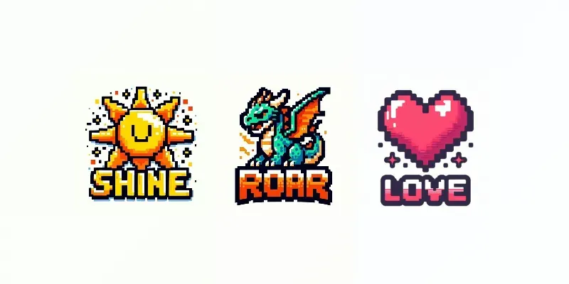 Retro Video Game Logos generated by undefined
