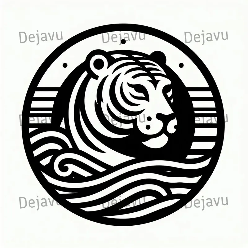 Minimalist Circular Animals Logos