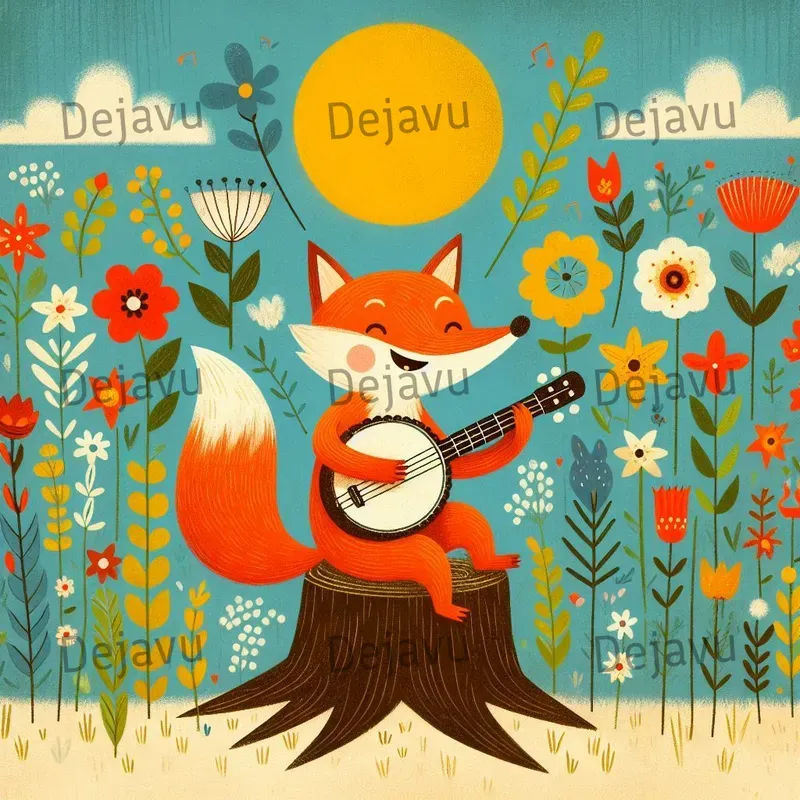 Whimsical Folk Art Illustrations