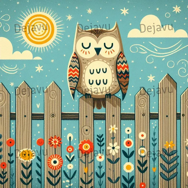 Whimsical Folk Art Illustrations