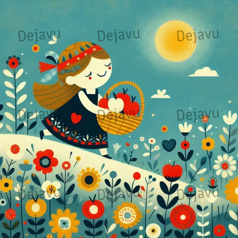 Whimsical Folk Art Illustrations