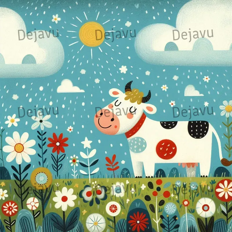 Whimsical Folk Art Illustrations