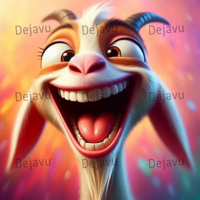 Whimsical Painting Cartoon Animals