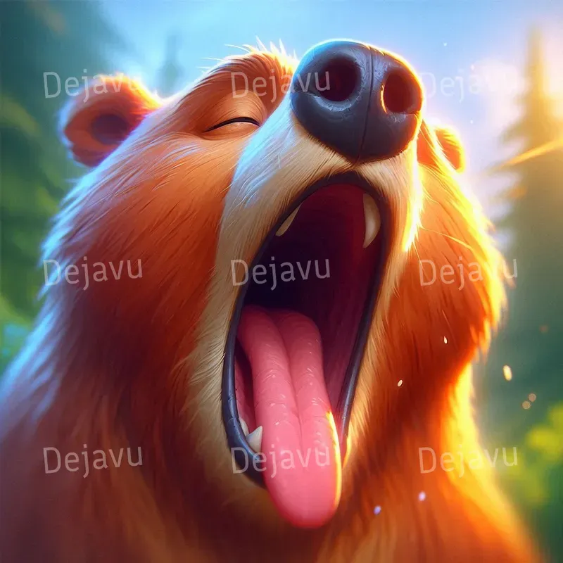 Whimsical Painting Cartoon Animals