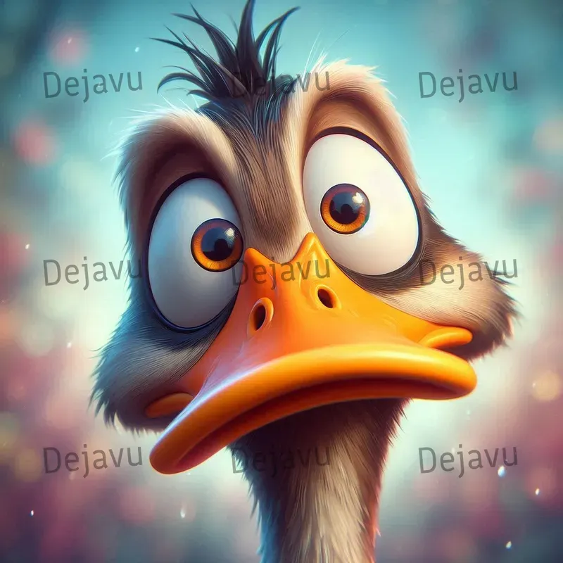 Whimsical Painting Cartoon Animals