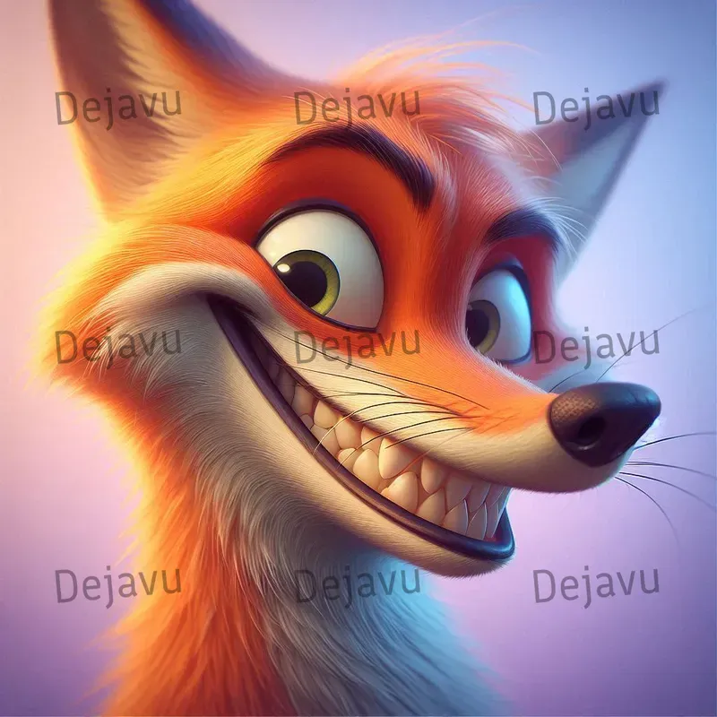 Whimsical Painting Cartoon Animals