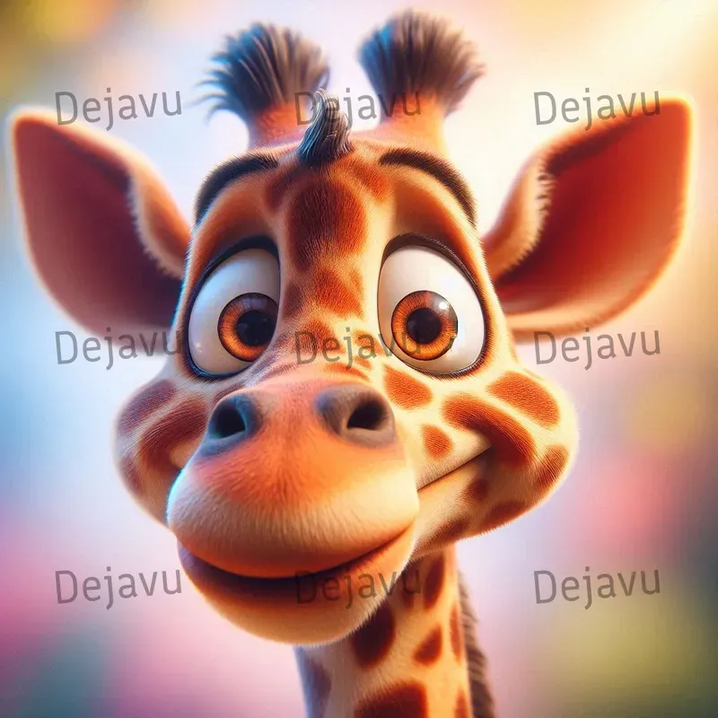 Whimsical Painting Cartoon Animals