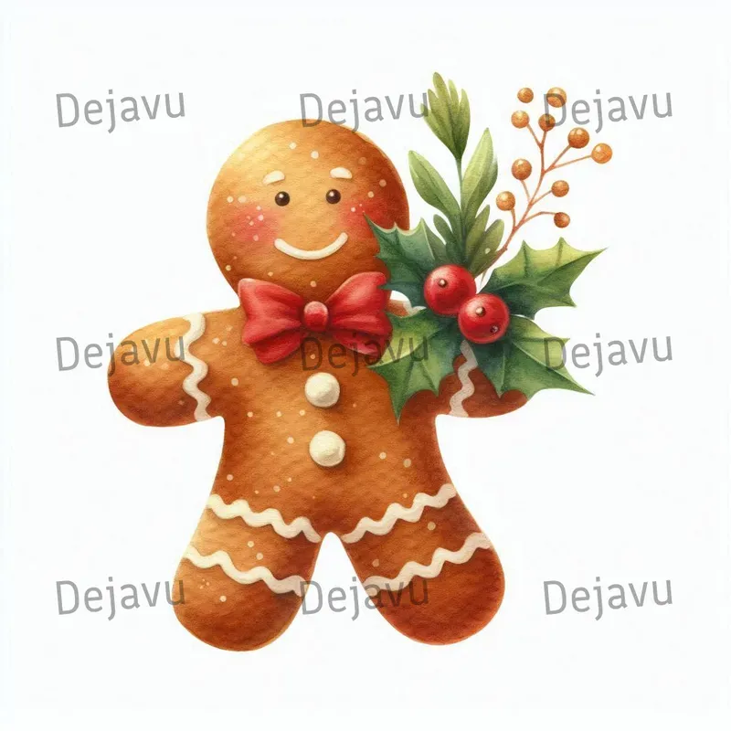 Watercolor Christmas Illustrations