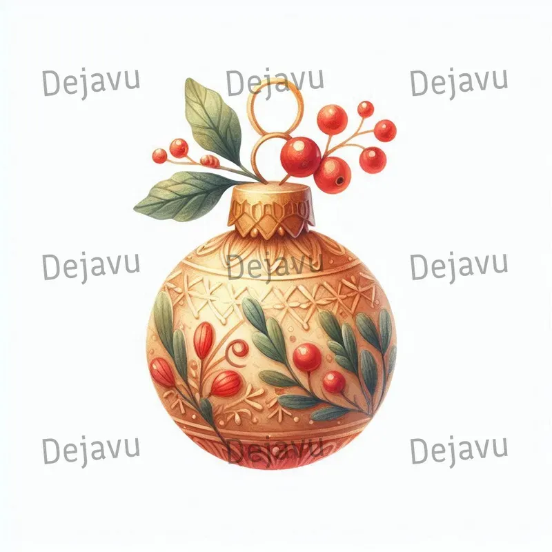 Watercolor Christmas Illustrations