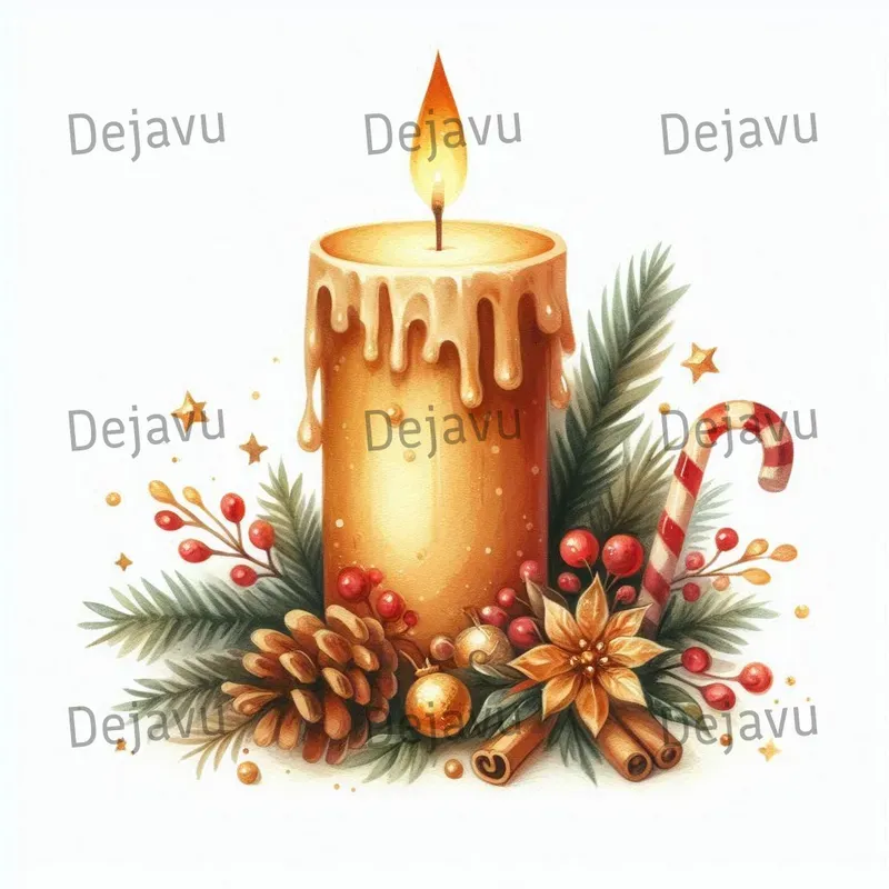 Watercolor Christmas Illustrations
