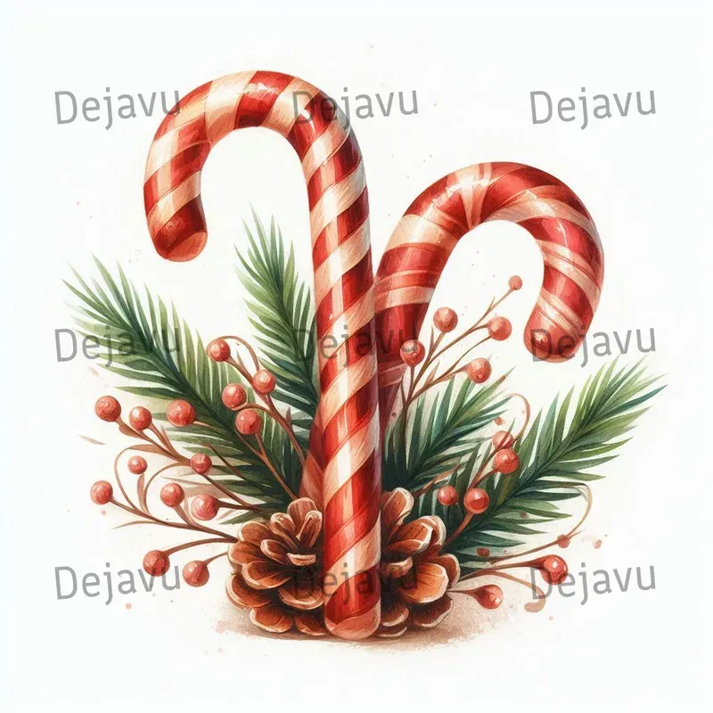 Watercolor Christmas Illustrations