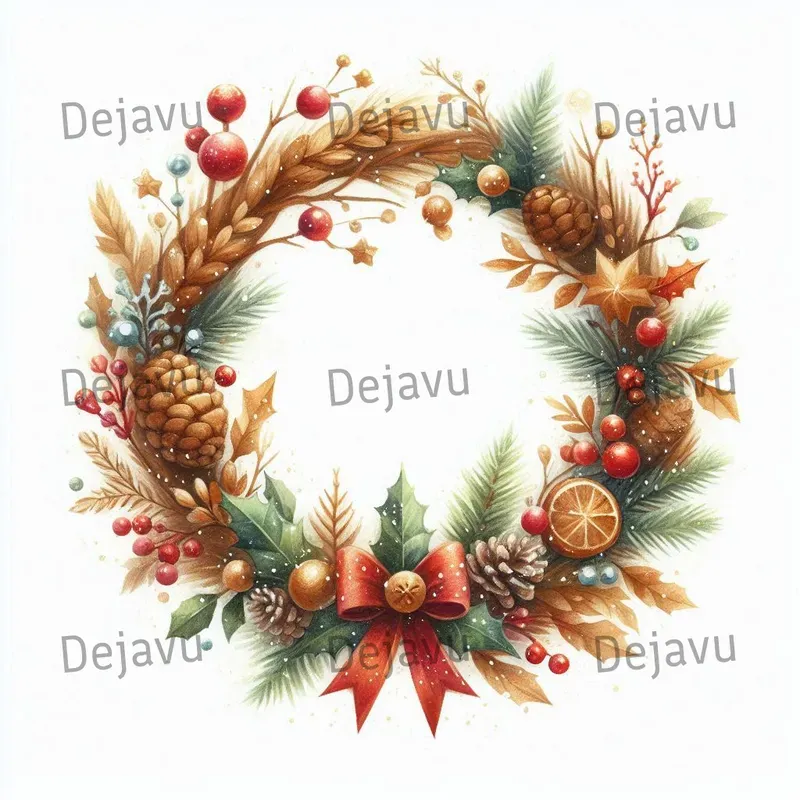 Watercolor Christmas Illustrations