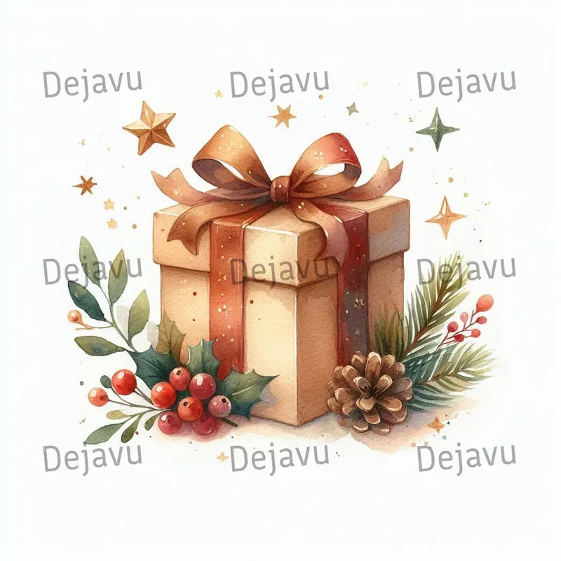 Watercolor Christmas Illustrations