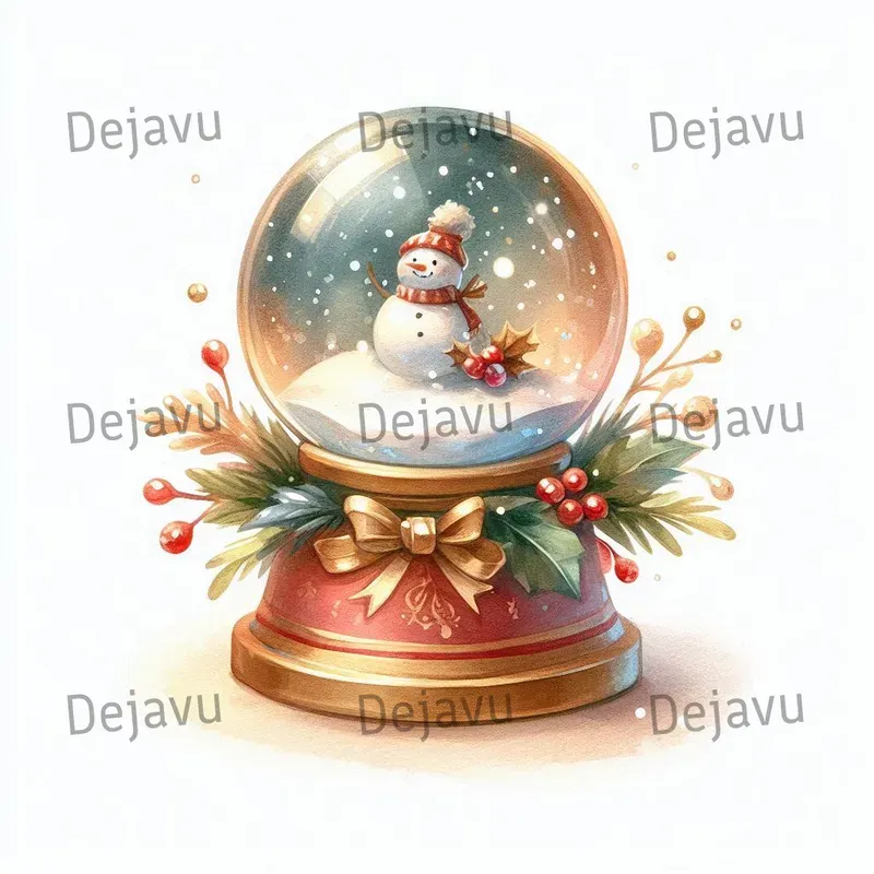 Watercolor Christmas Illustrations