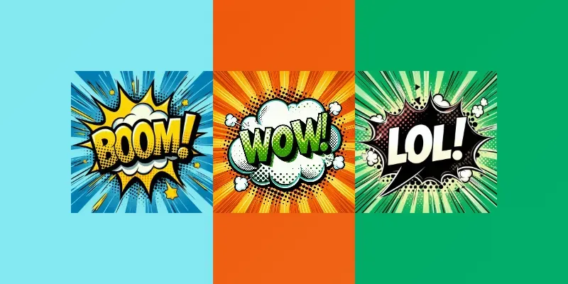 Comical Speech Bubbles generated by undefined