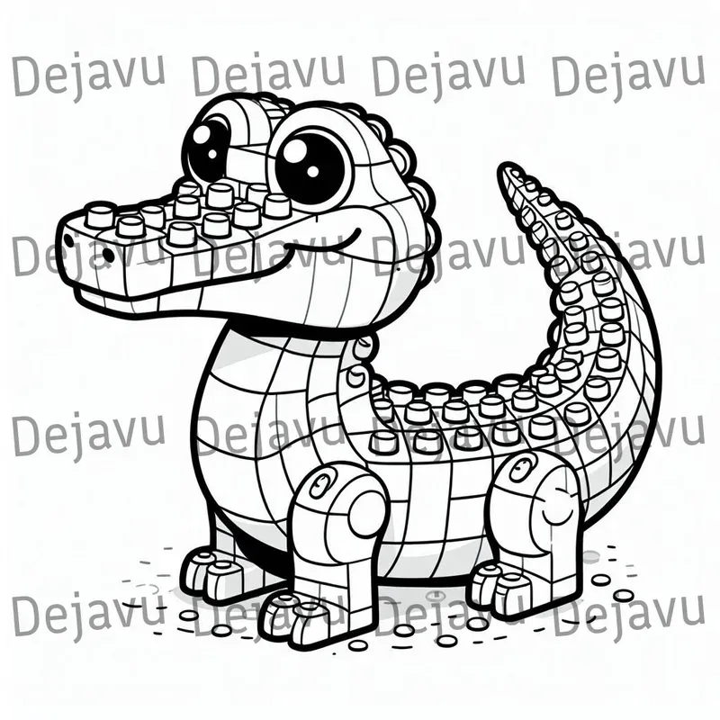 Coloring Pages Of Lego Animals